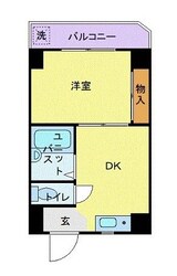 ビューライド川崎の物件間取画像